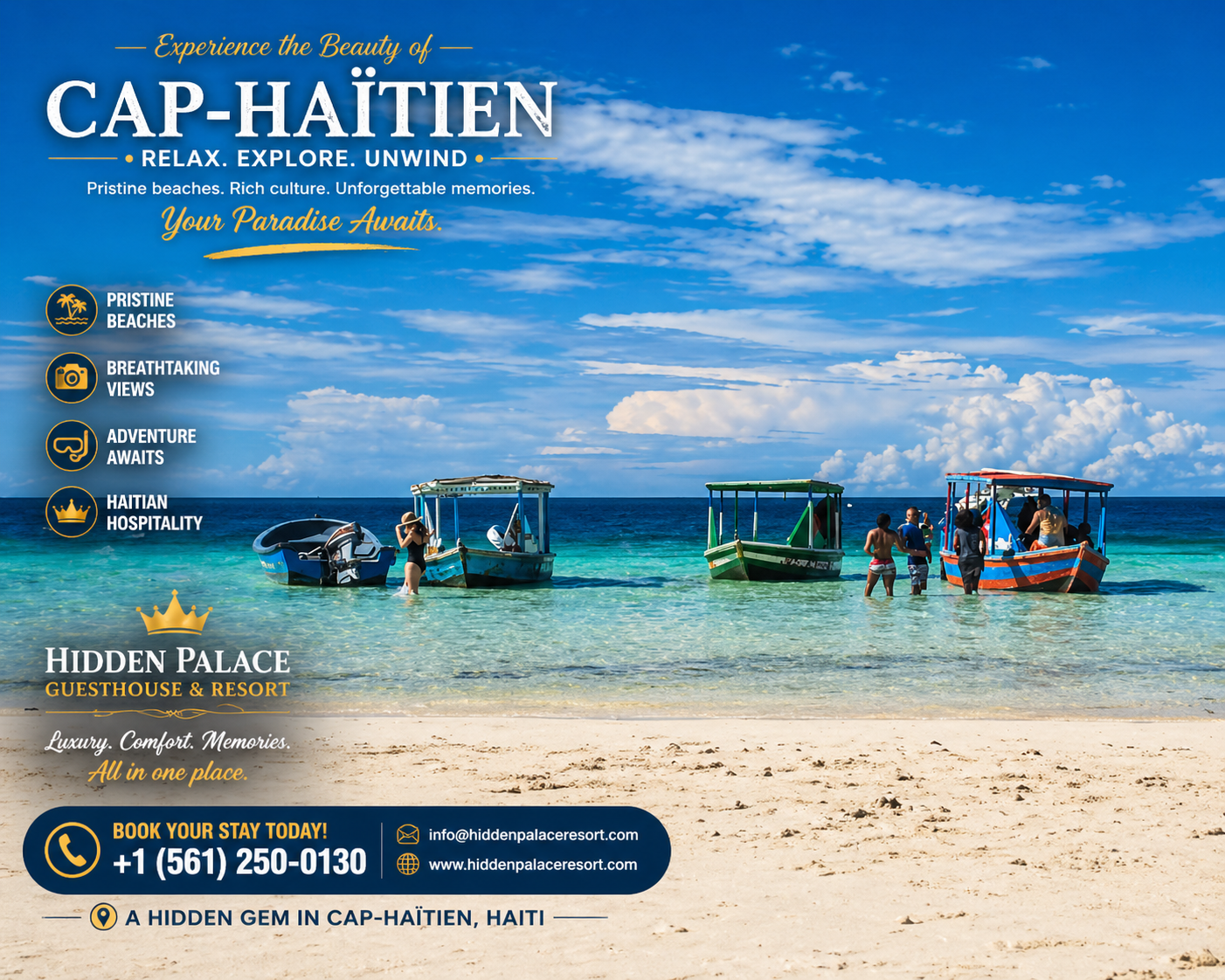 Belly Beach near top place to stay Cap Haitien
