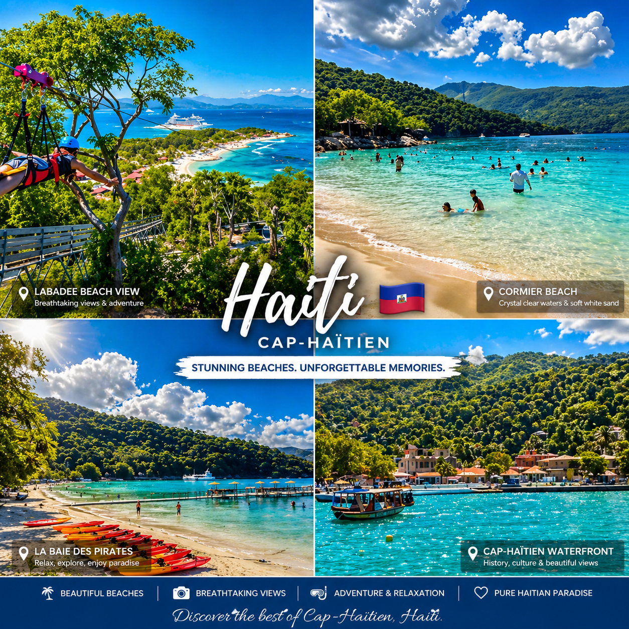 Cap Haitien city tour - Colonial architecture and local markets near Hidden Palace