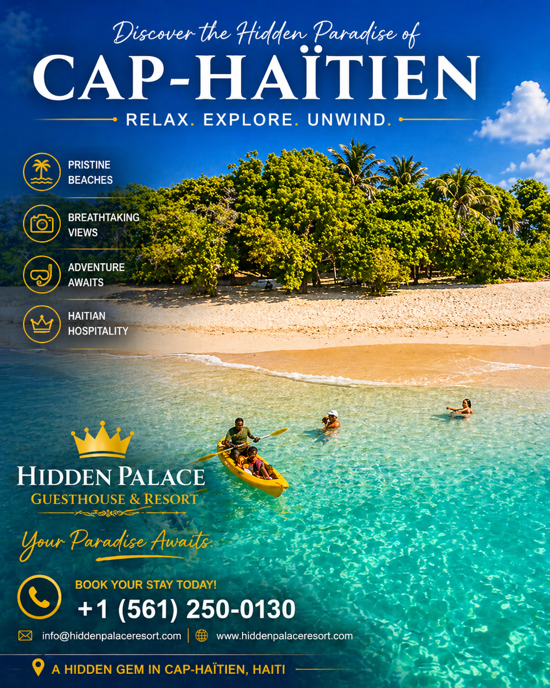Cormier Beach near top place to stay Cap Haitien