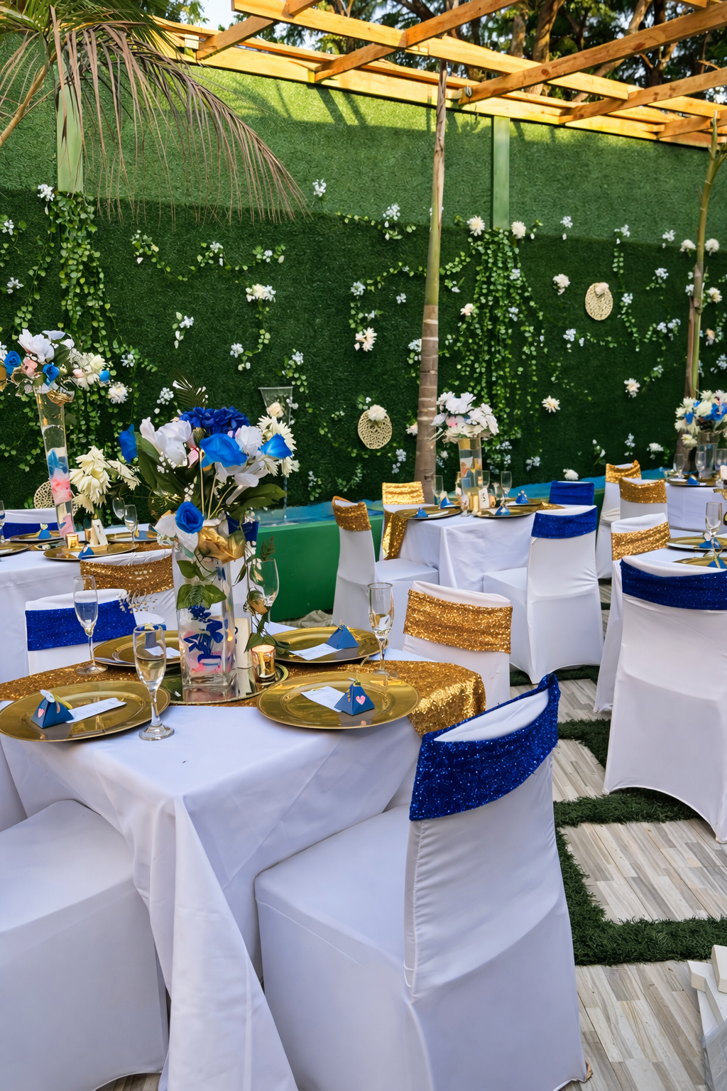 Hidden Palace event venue Cap Haitien luxury outdoor celebration setup private villa rental