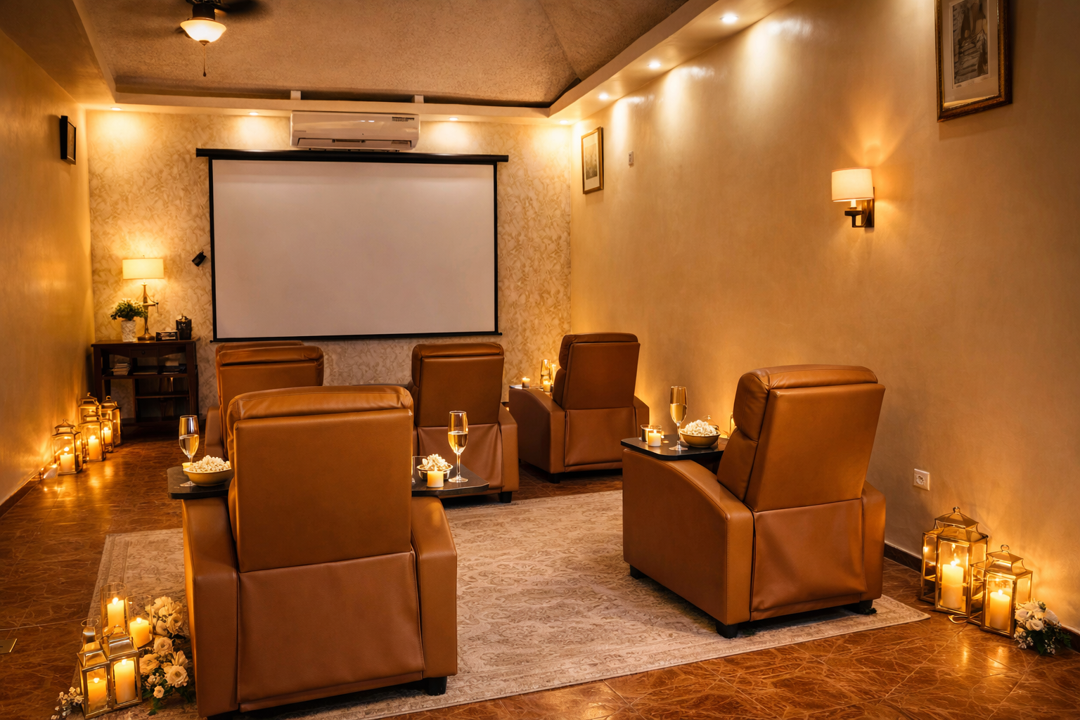 Private theater room