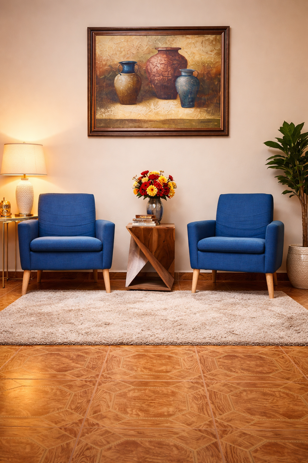 Luxury lounge area at Hidden Palace