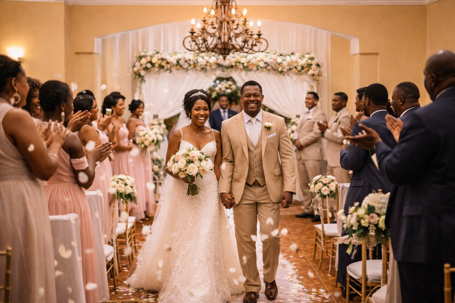 Event space at Hidden Palace - wedding venue near Cap Haitien airport